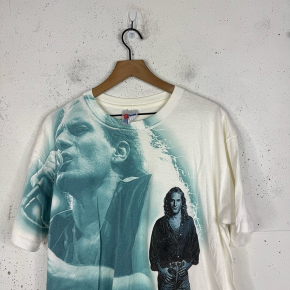 Hanes Heavyweights AOP Michael Bolton Graphic World Tour Tee XL - Picture 2 of 9